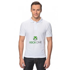 classic_polo_shirt с принтом XBOX ONE в Кировске,  |  | Тематика изображения на принте: 