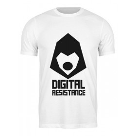 classic_tee с принтом Digital Resistance. Цифровое сопротивление в Кировске,  |  | Тематика изображения на принте: 