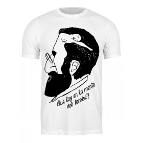 Мужская футболка с принтом Зигмунд Фрейд (Sigmund Freud) в Кировске,  |  | Тематика изображения на принте: 