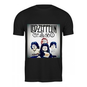 Мужская футболка с принтом Led Zeppelin - toys в Кировске,  |  | Тематика изображения на принте: 