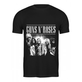 Мужская футболка с принтом Guns n roses в Кировске,  |  | Тематика изображения на принте: 