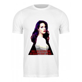 Мужская футболка с принтом Lana Del Rey - Ultraviolence Era в Кировске,  |  | 