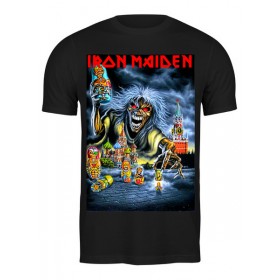 Мужская футболка с принтом Iron Maiden Band в Кировске,  |  | 