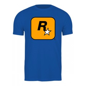Мужская футболка с принтом Rockstar Games в Кировске,  |  | 