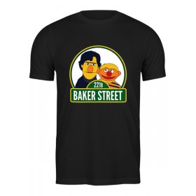 Мужская футболка с принтом Шерлок (Улица Сезам) в Кировске,  |  | 