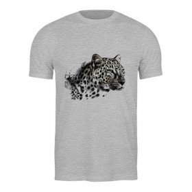Мужская футболка с принтом гепард в Кировске,  |  | Тематика изображения на принте: 