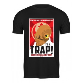 Мужская футболка с принтом Its a Trap в Кировске,  |  | Тематика изображения на принте: 