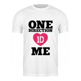 Мужская футболка с принтом One Direction в Кировске,  |  | 