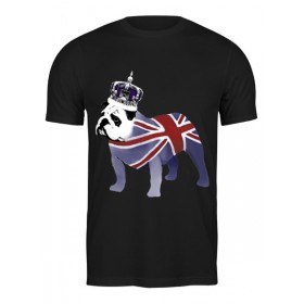 Мужская футболка с принтом English Bulldog в Кировске,  |  | 
