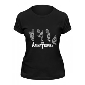 Женская футболка с принтом Animatronics (Пять ночей у Фредди) в Кировске,  |  | 