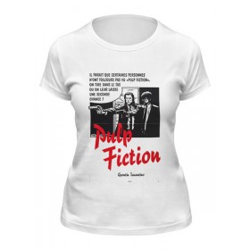 Женская футболка с принтом Pulp Fiction в Кировске,  |  | 