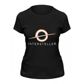 Женская футболка с принтом Интерстеллар (Interstellar) в Кировске,  |  | 