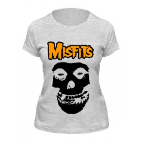 Женская футболка с принтом Misfits в Кировске,  |  | 