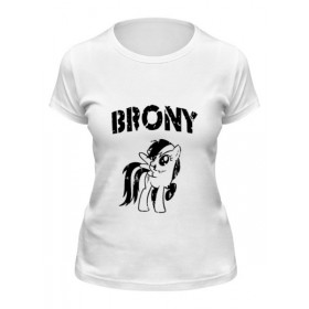 Женская футболка с принтом BRONY Rainbow Dash 2 в Кировске,  |  | 