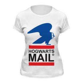 Женская футболка с принтом Почта Хогвартса (Гарри Поттер) в Кировске,  |  | 