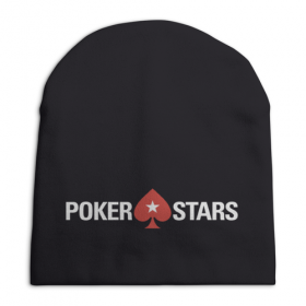 full_print_beanie с принтом POKERSTARS в Кировске,  |  | Тематика изображения на принте: 