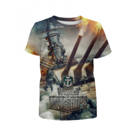 full_print_girl_tee с принтом World of Warships в Кировске,  |  | Тематика изображения на принте: 