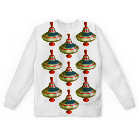 full_print_kids_sweatshirt с принтом Винтажная игрушка в Кировске,  |  | 