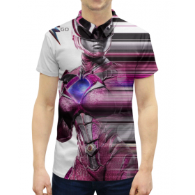 full_print_man_polo с принтом Могучие рейнджеры в Кировске,  |  | 