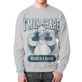 full_print_sweatshirt с принтом Симпсон. Я в форме... в Кировске,  |  | 