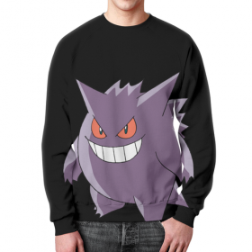 full_print_sweatshirt с принтом Генгар в Кировске,  |  | Тематика изображения на принте: 