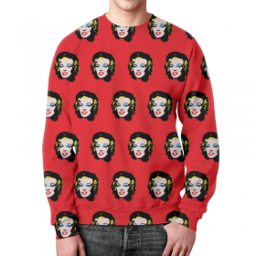 full_print_sweatshirt с принтом Che Guevara- Marilyn Monroe в Кировске,  |  | 