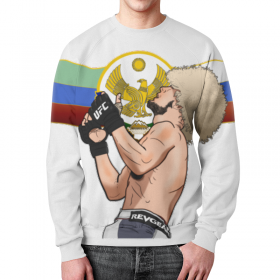 full_print_sweatshirt с принтом UFC Хабиб Нурмагомедов в Кировске,  |  | 