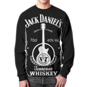 full_print_sweatshirt с принтом Jack Daniels в Кировске,  |  | 