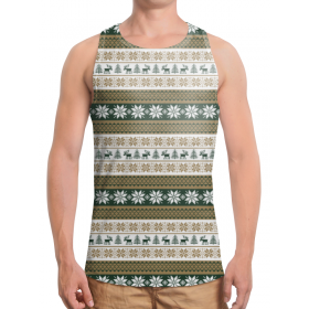 full_print_tanktop с принтом Скандинавский узор в Кировске,  |  | 