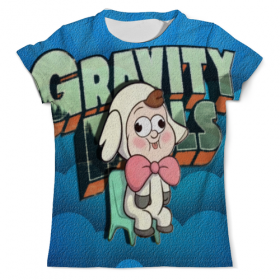 Мужская футболка 3D с принтом Gravity falls в Кировске, Футболка с нанесением полноцветного изображения по всей поверхности может быть выполнена в двух вариантах - ХЛОПОК и СИНТЕТИКА. | Хлопок - ткань из 100% хлопка высшего качества пенье.  <br>Синтетика - ткань с высоким содержанием синтетического волокна (до 80%).  Материал хорошо тянется, имеет приятную на ощупь фактуру | 