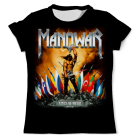 full_print_tee с принтом Manowar в Кировске,  |  | 