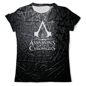 full_print_tee с принтом Assassins Creed в Кировске, Футболка с нанесением полноцветного изображения по всей поверхности может быть выполнена в двух вариантах - ХЛОПОК и СИНТЕТИКА. | Хлопок - ткань из 100% хлопка высшего качества пенье.  <br>Синтетика - ткань с высоким содержанием синтетического волокна (до 80%).  Материал хорошо тянется, имеет приятную на ощупь фактуру | 