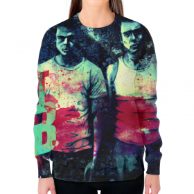 full_print_woman_sweatshirt с принтом Бойцовский Клуб (Fight Club) в Кировске,  |  | 