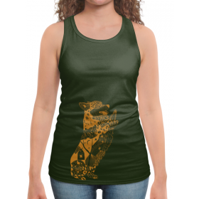 full_print_woman_tanktop с принтом Осень и корги в Кировске,  |  | 