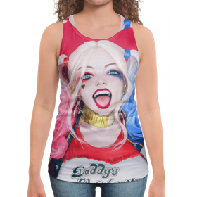 full_print_woman_tanktop с принтом Отряд Самоубийц: Харли Квинн в Кировске,  |  | 