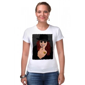 Женская футболка стрэйч с принтом Ozzy Osbourne в Кировске,  |  | 
