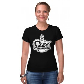 Женская футболка стрэйч с принтом Ozzy Osbourne в Кировске,  |  | 