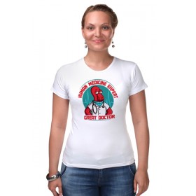 Женская футболка стрэйч с принтом Зоидберг (Футурама) в Кировске,  |  | 