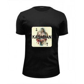 Мужская футболка Premium с принтом Kasabian - Empire в Кировске, Белый, черный, серый меланж, голубой: 100% хлопок, плотность 160 гр. Остальные цвета: 92% хлопок, 8% лайкра, плотность 170-180гр. |  | 