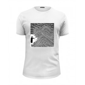 Мужская футболка Premium с принтом Radiohead ART T-Shirt в Кировске, Белый, черный, серый меланж, голубой: 100% хлопок, плотность 160 гр. Остальные цвета: 92% хлопок, 8% лайкра, плотность 170-180гр. |  | 