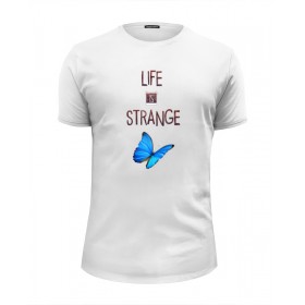 tee с принтом Life Is Strange в Кировске, Белый, черный, серый меланж, голубой: 100% хлопок, плотность 160 гр. Остальные цвета: 92% хлопок, 8% лайкра, плотность 170-180гр. |  | Тематика изображения на принте: 