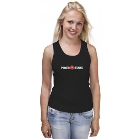 woman_tanktop с принтом POKERSTARS в Кировске,  |  | Тематика изображения на принте: 