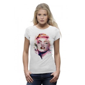 Женская футболка Premium с принтом Marilyn Monroe в Кировске,  |  | 