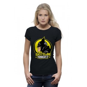 Женская футболка Premium с принтом Бэтмен (Рыцарь Готэма) в Кировске,  |  | 