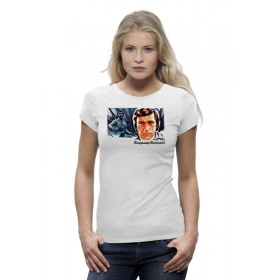 Женская футболка Premium с принтом Владимир Высоцкий в Кировске,  |  | 