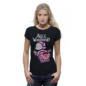 Женская футболка Premium с принтом Alice in Wonderland в Кировске,  |  | 