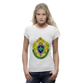 Женская футболка Premium с принтом Пограничная служба в Кировске,  |  | 