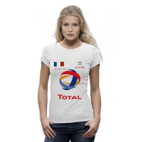Женская футболка Premium с принтом WRC Sebastian Loeb в Кировске,  |  | 