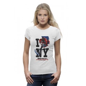 Женская футболка Premium с принтом Friday the 13th / I love NY в Кировске,  |  | 