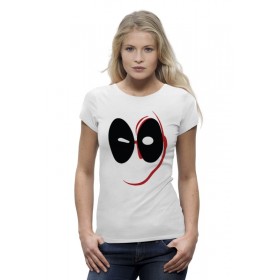 Женская футболка Premium с принтом Дэдпул (Deadpool) в Кировске,  |  | 
